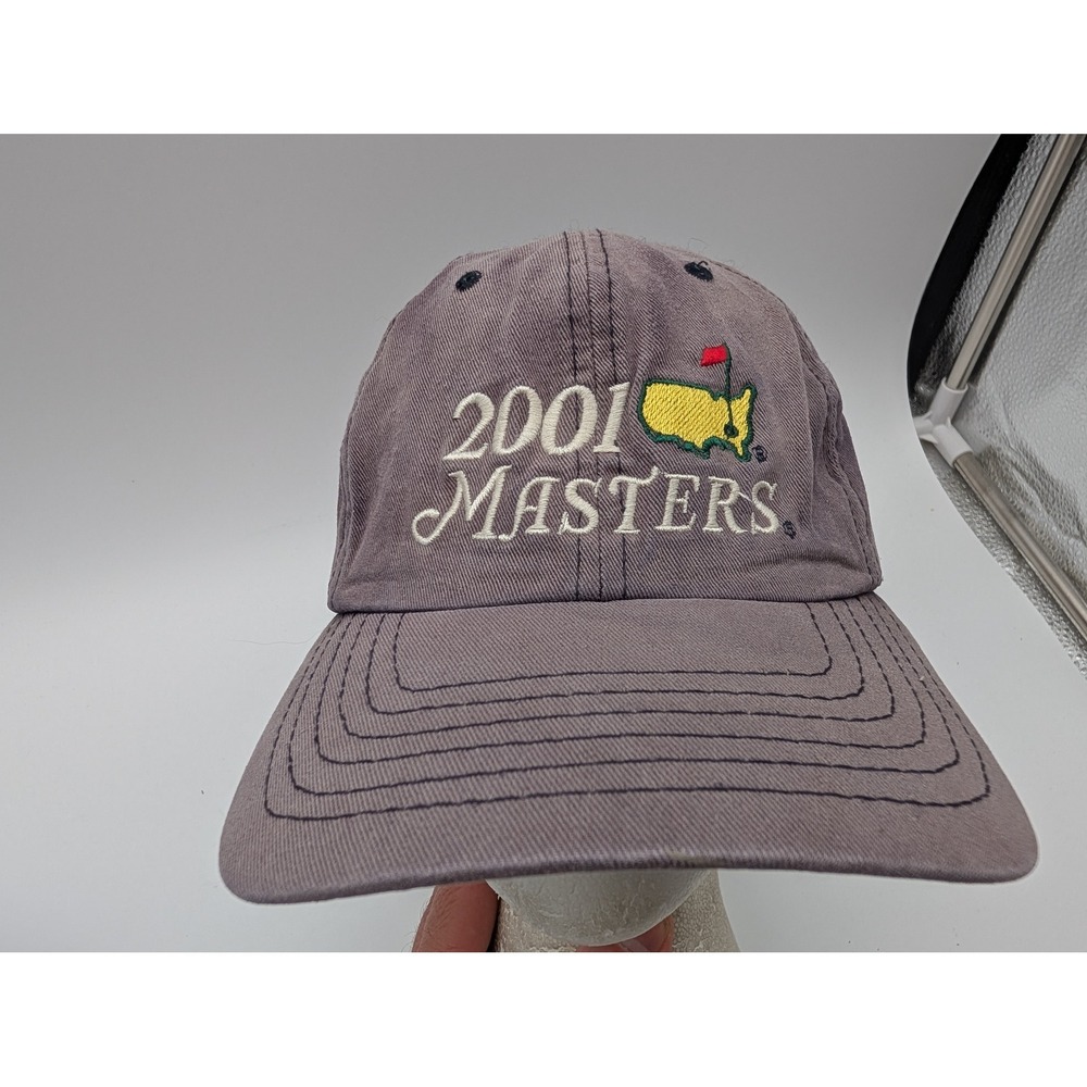 American Needle 2001 Masters Tournament Golf Hat Adjustable Faded Purple Hat